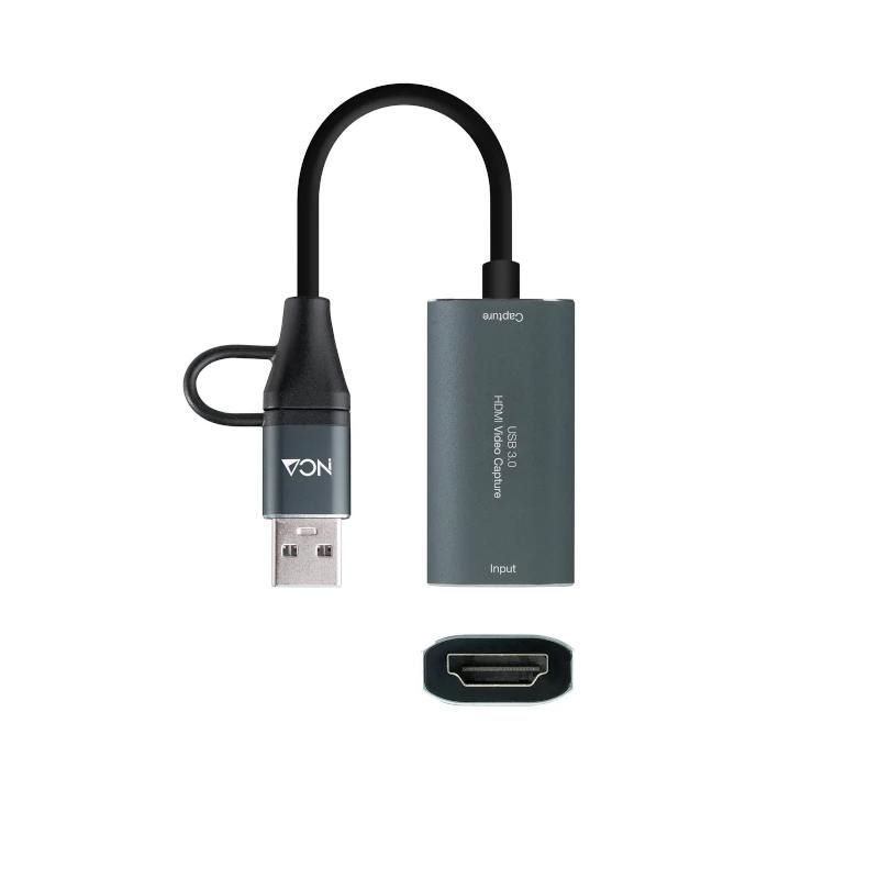 Audio or video cable NANOCABLE Capturadora de video/audio 4K/30HZ