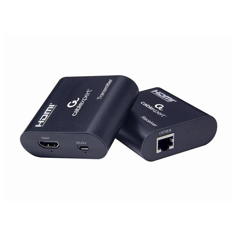 Audio or video cable GEMBIRD Extensor HDMI, 60 m, por cable LAN CAT6