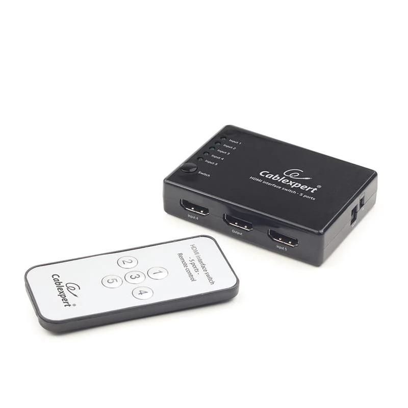 Conmutador HDMI Gembird DSW-HDMI-53, 5 puertos