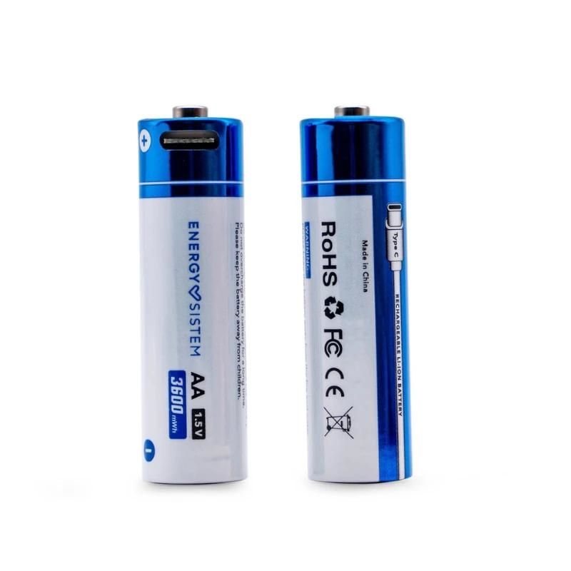 Piles AA recarregables Energy Sistem Charge Pro C, paquet de 2