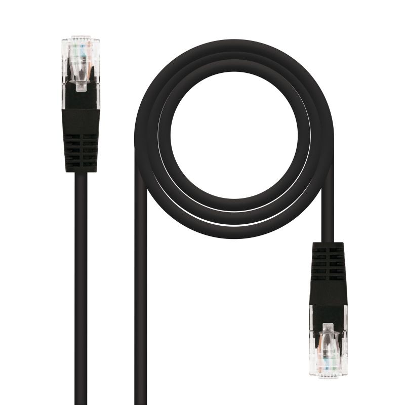 Câble réseau NANOCABLE Latiguillo Categoria 5 UTP 2 M noir