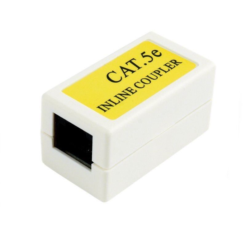 Allargador de xarxa Gembird NCA-LC5E-001 RJ45 femella-femella Cat. 5E blanc
