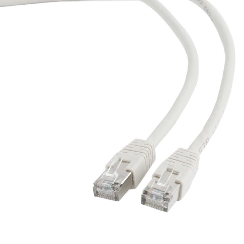 Cable de xarxa Cat.6 FTP 1 m Gembird PP6-1M gris