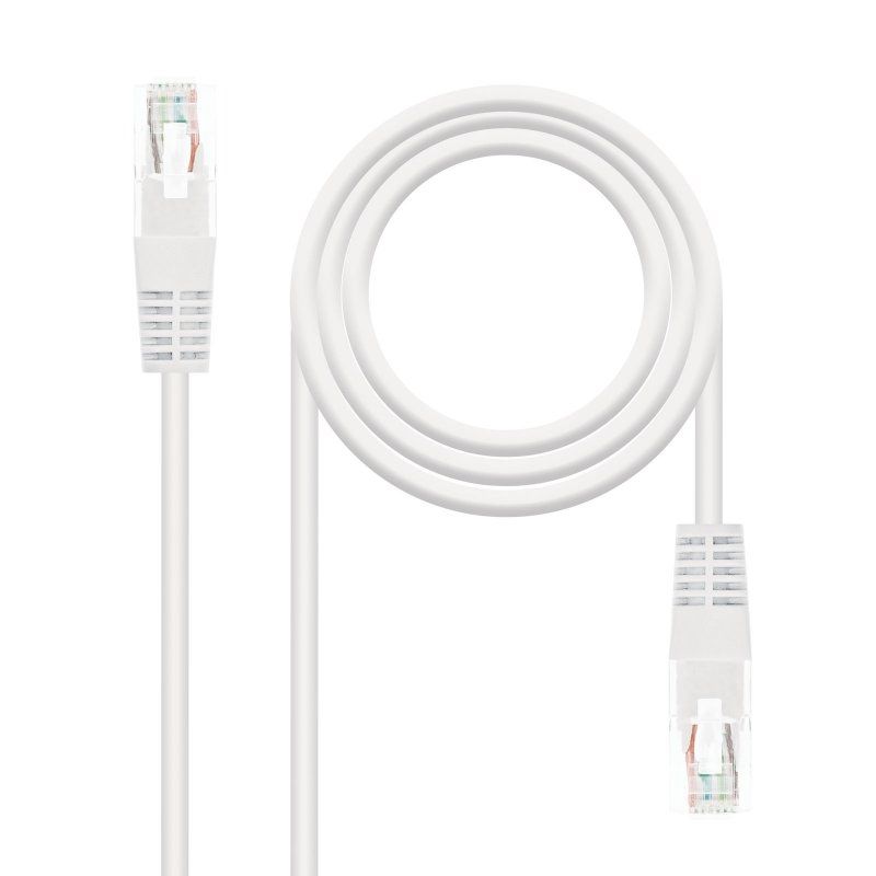 Cable de xarxa Nanocable Categoria 6 UTP 2 m Blanc
