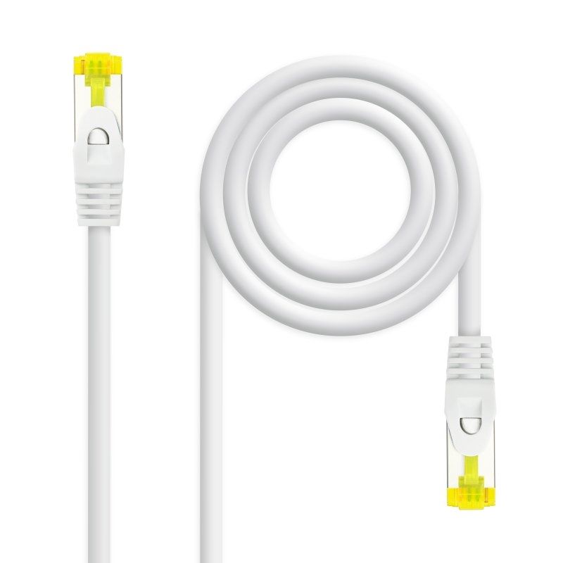 Câble réseau NANOCABLE Latiguillo LSZH Cat.6A SFTP 25cm blanc