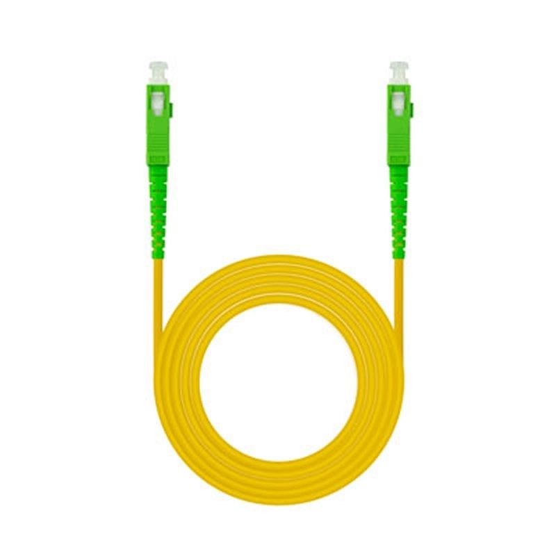 Network cable, connector or tool NANOCABLE Cable fibra SC/APC LSZH yellow 15m
