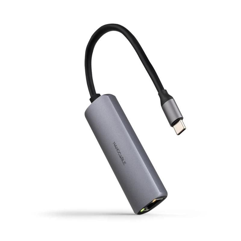 Câble, connecteur ou outil réseau NANOCABLE Conversor USB-C Ethernet carga PD
