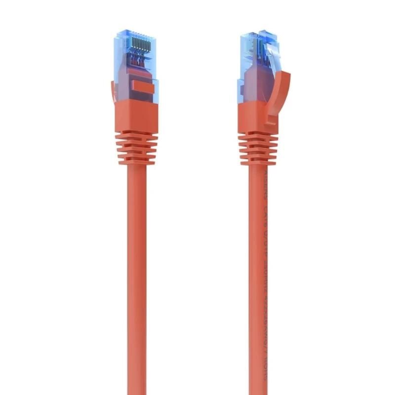 Câble, connecteur ou outil réseau Aisens Cable RJ45 CAT.6 UTP AWG26 CCA rouge 1.0m