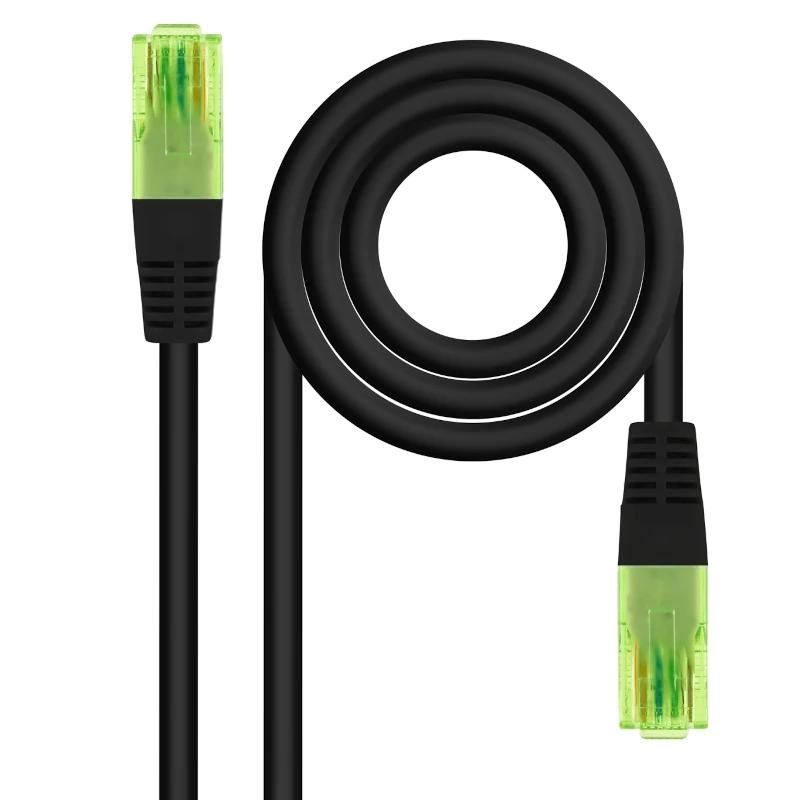 Câble, connecteur ou outil réseau NANOCABLE Cable RJ45 Cat.6 UTP CCA 30 m noir