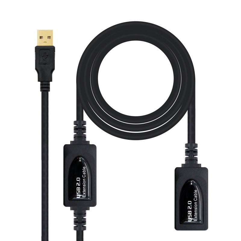Cable o accessori NANOCABLE Cable USB 2.0 Prolong. Amplificador 10M