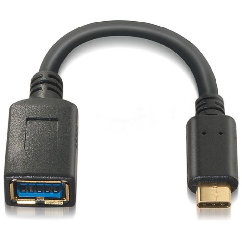 Cable or accessory NANOCABLE Cable USB 3.1 Gen1 3A, USB-C/M-A/F, 15cm