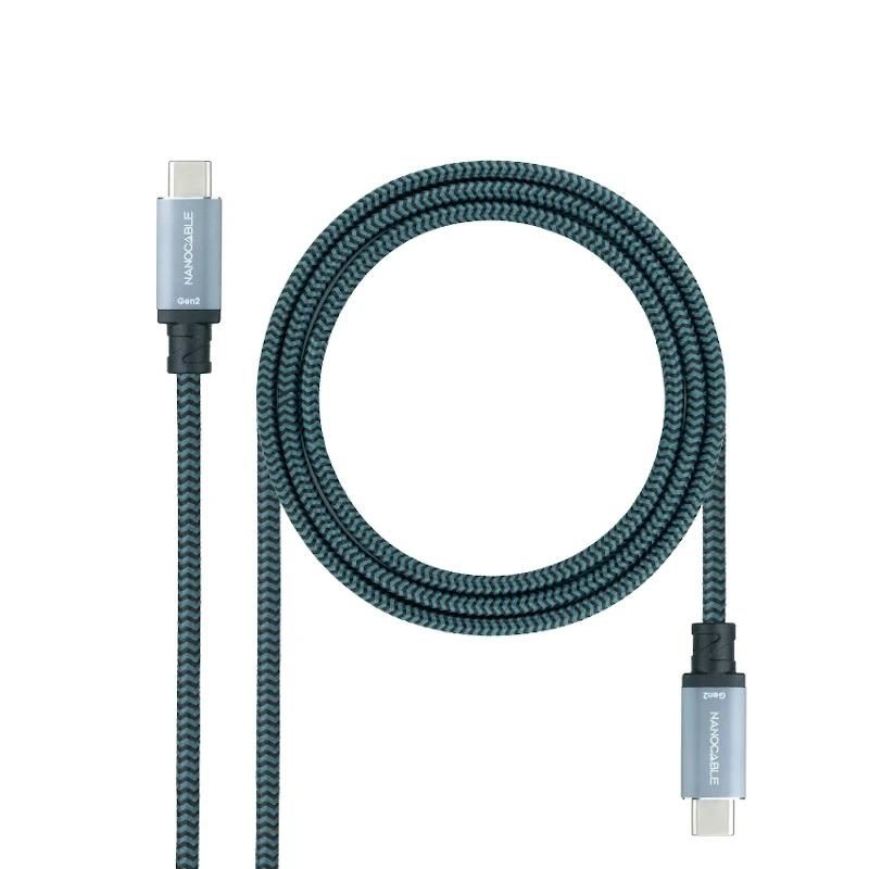 Cable or accessory NANOCABLE Cable USB 3.1GEN2 5A USB-C/M-USB-C/M 2 M