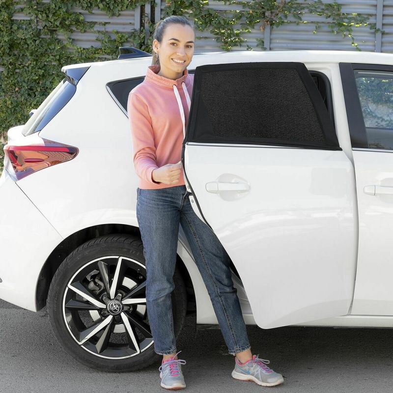 Mesh Sunshade for the Car InnovaGoods 4 Units