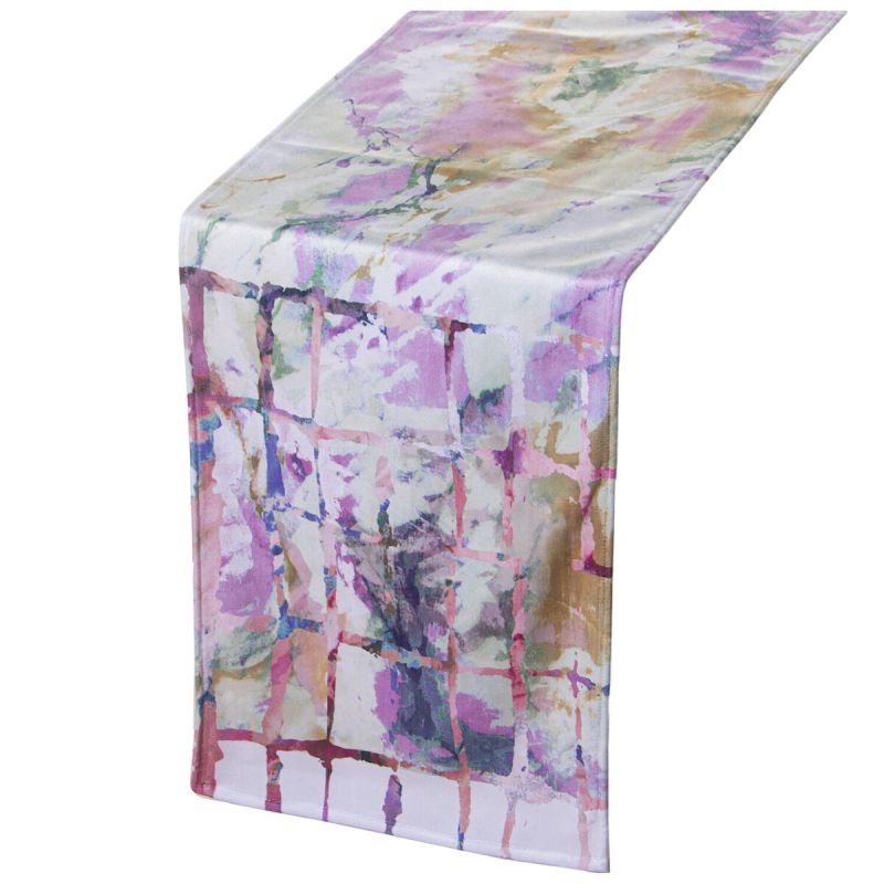 Table Runner Alexandra House Living Multicolour Textile Velvet