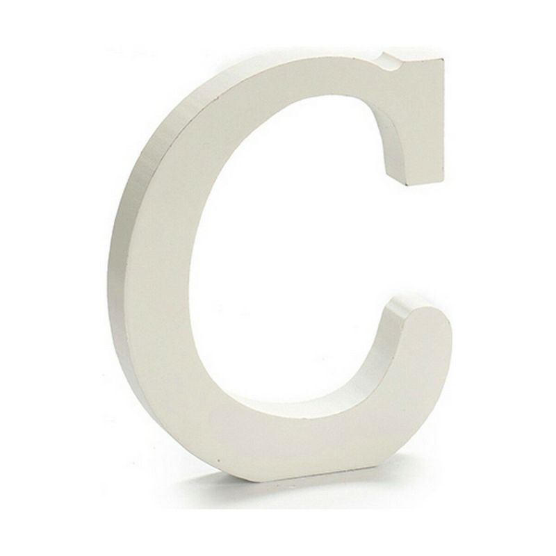 Letra Pincello C Blanco 1,8 x 21 x 17 cm (12 Unidades)
