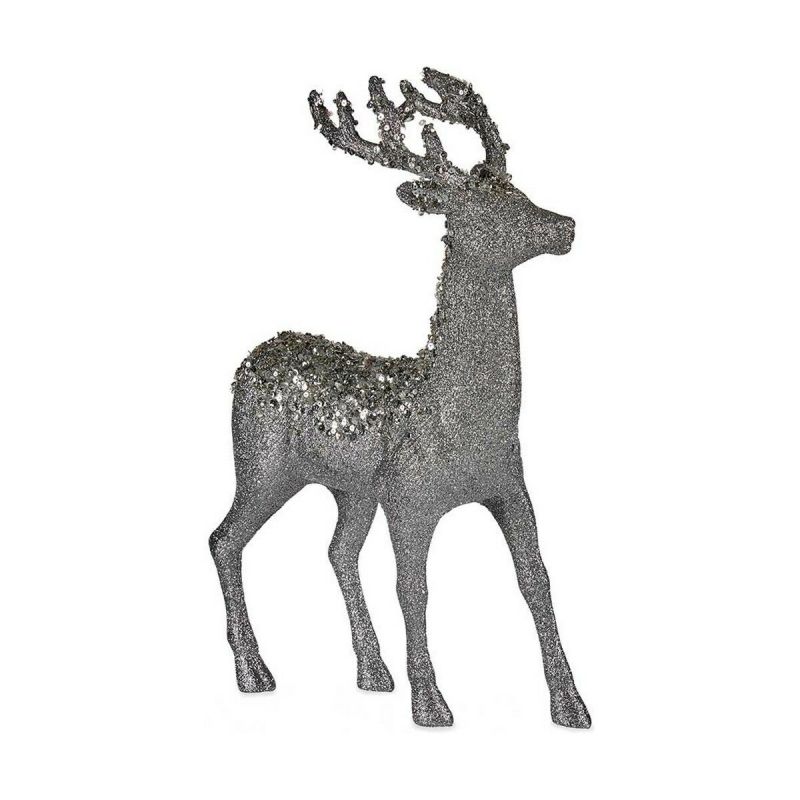Christmas Reindeer Krist+ White Silver Reindeer 15 x 45 x 30 cm