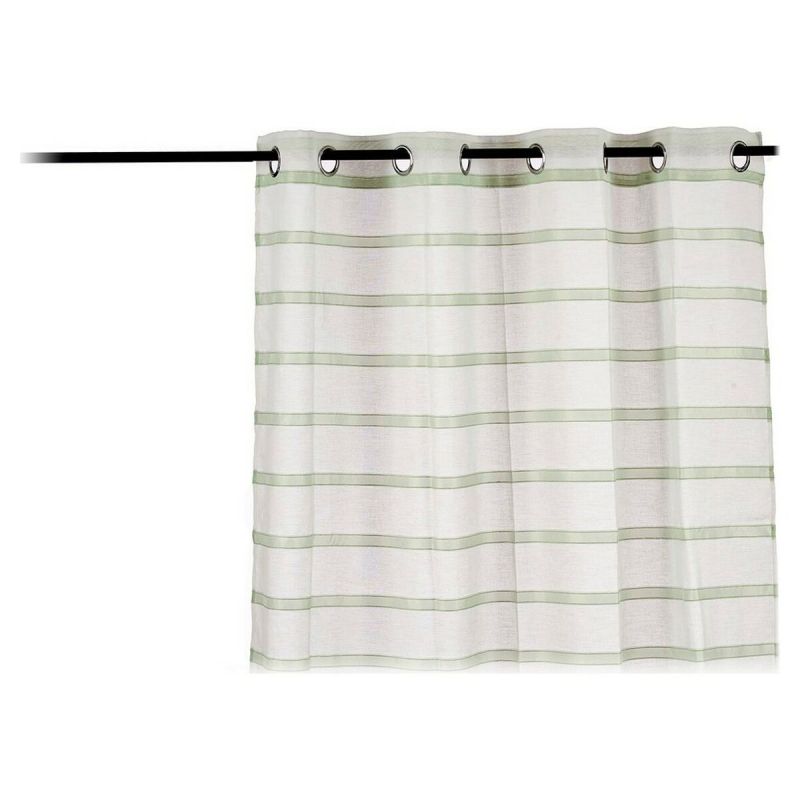 Rideau Gift Decor Vert 140 x 0,1 x 260 cm Visillo Rayures