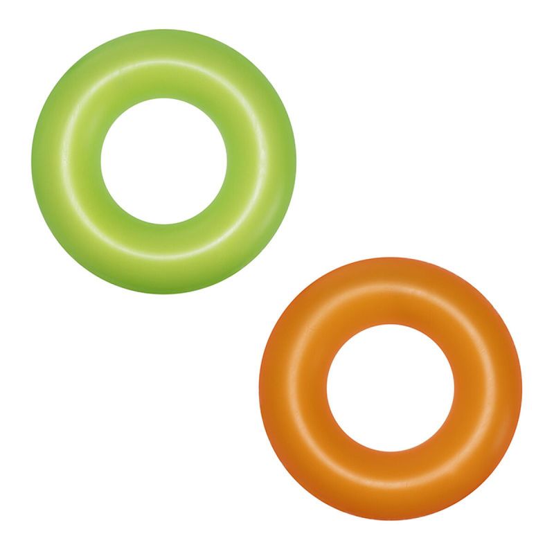 Bestway Flotador Hinchable Liso Neon Color Surtido D91 cm +10 Años Playa y Piscina 36025