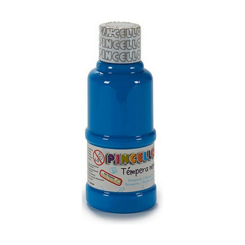 Témperas Pincello Neon Azul 120 ml (12 Unidades)