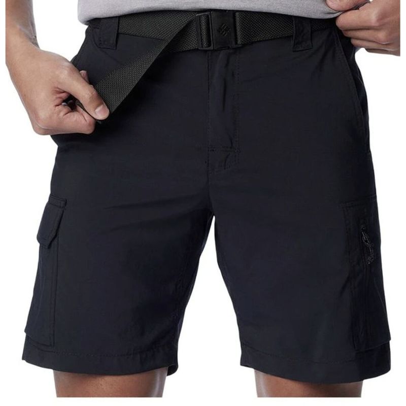Pantalones Cortos Deportivos para Hombre Columbia Silver Ridge Negro