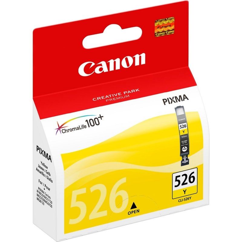 Cartouche d'encre Canon CLI-526Y jaune