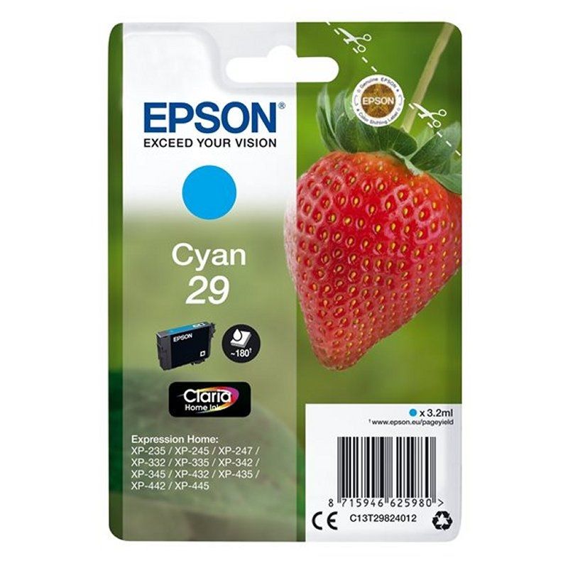 Cartouche d'encre Epson T2982 Cyan