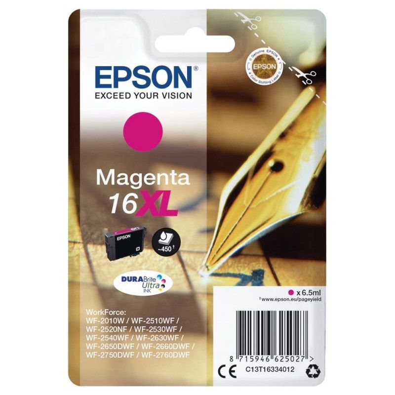 Cartouche d'encre Epson T1633XL Magenta