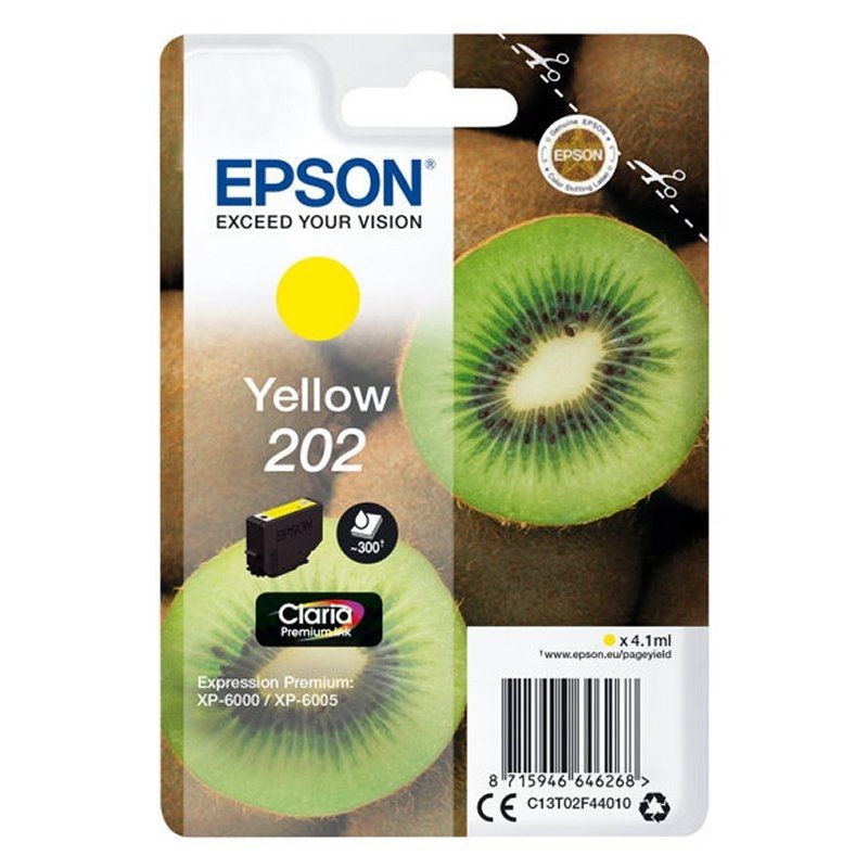 Cartouche d'encre Epson 202 jaune