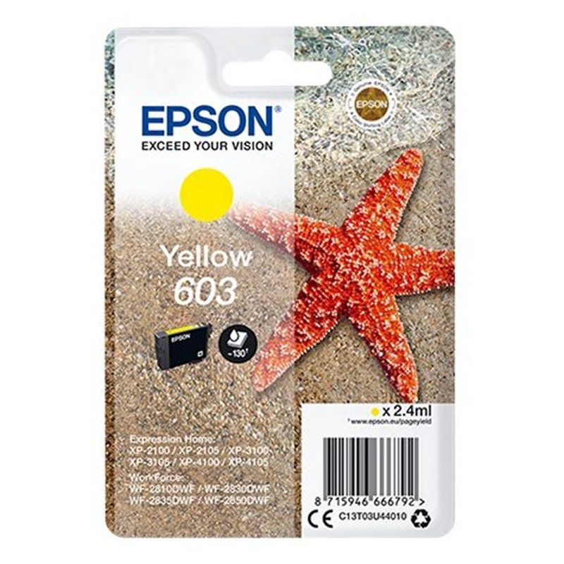 Cartouche d'encre Epson 603 jaune