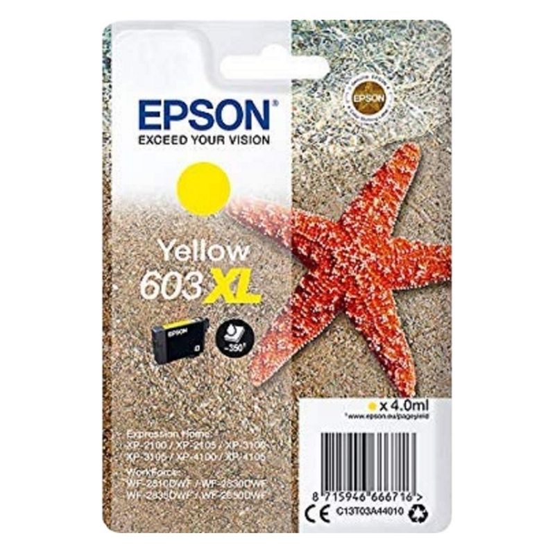 Cartucho de tinta Epson 603XL Amarillo