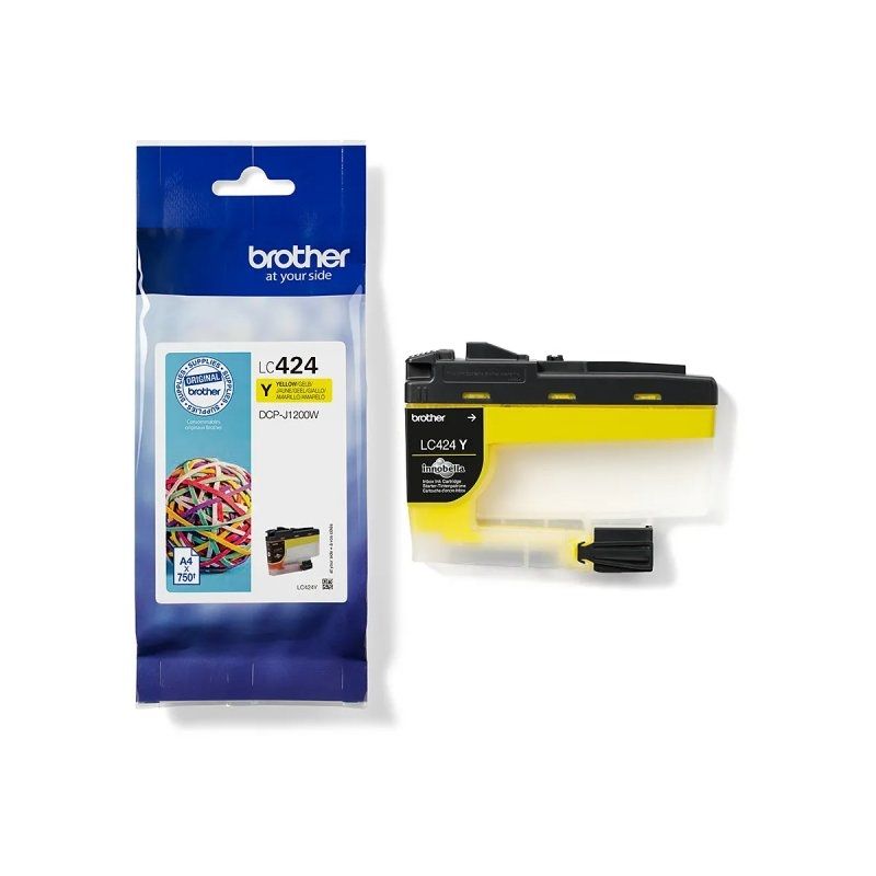Cartouche d'encre Brother LC424Y jaune