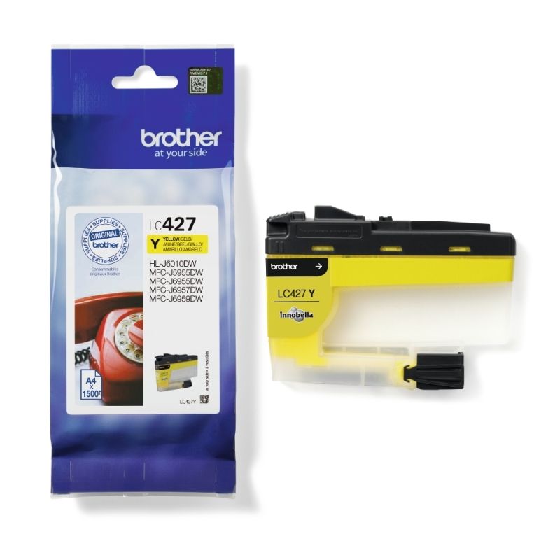 Cartouche d'encre Brother LC427Y jaune