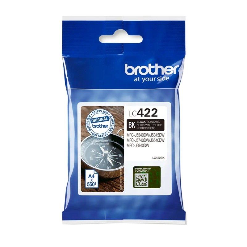 Cartouche d'encre Brother LC422BK noir