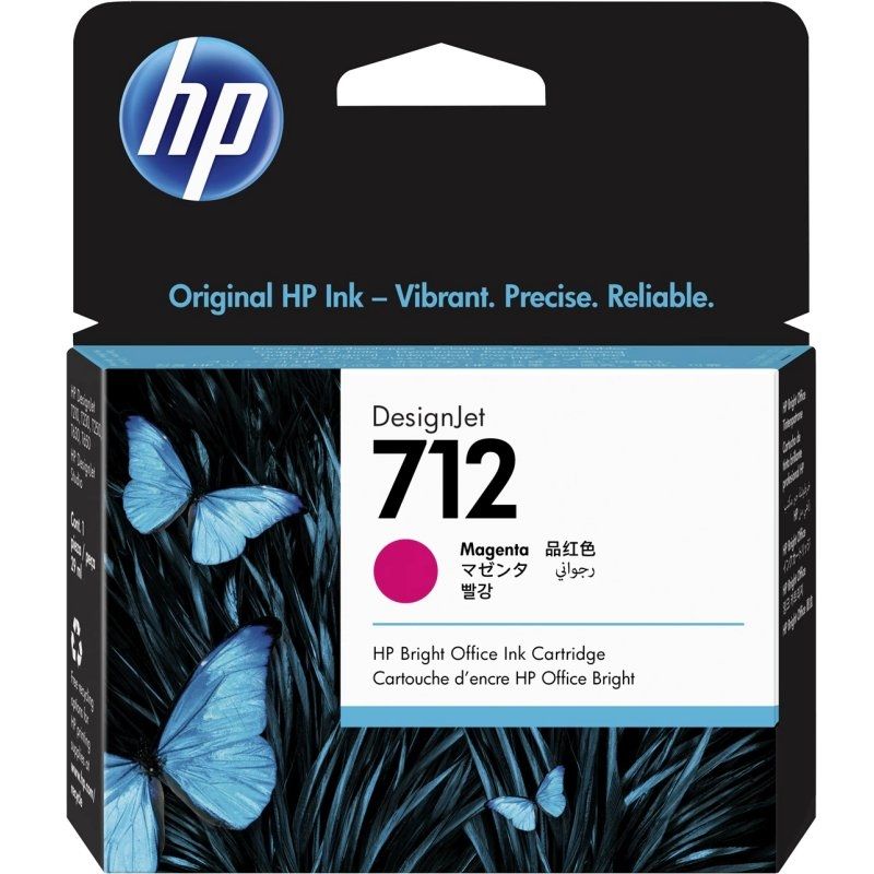 Cartouche d'encre HP 712 Magenta
