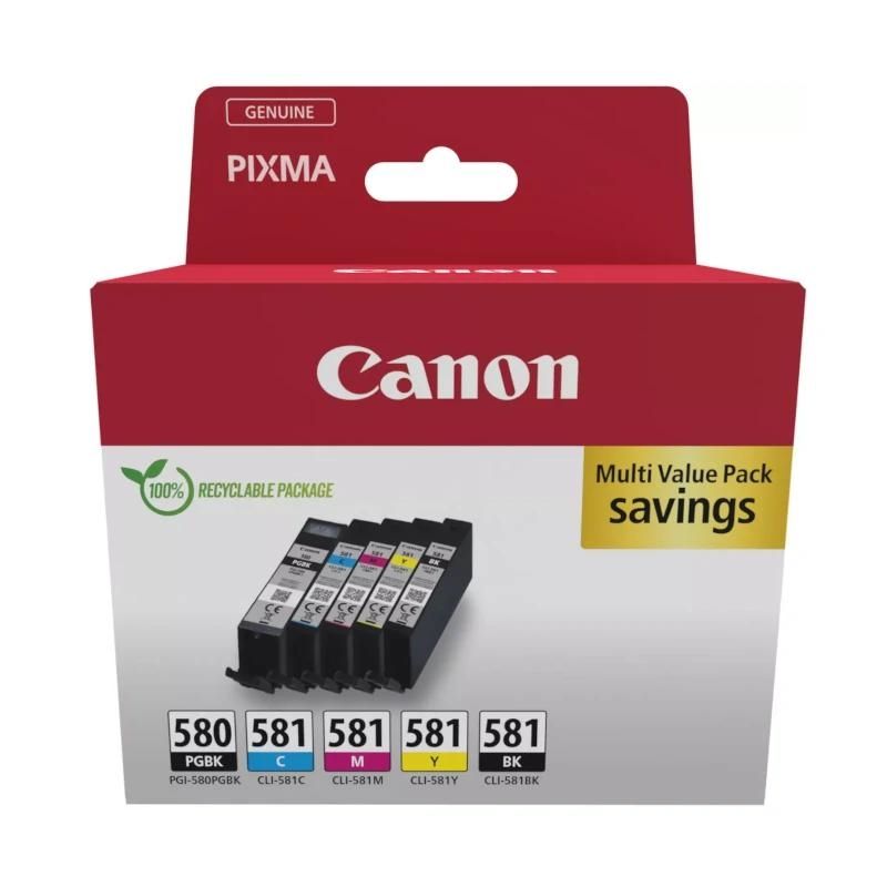 Cartouche d'encre Canon Multipack PGI-580/CLI-581