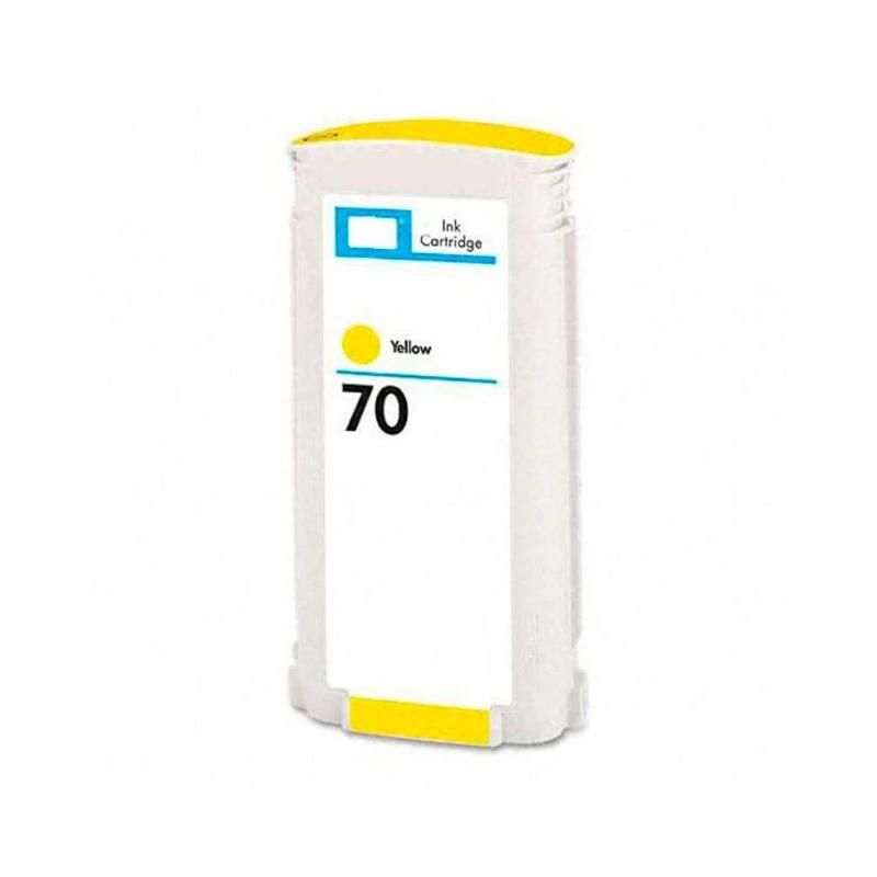 Cartouche d'encre HP 70 jaune