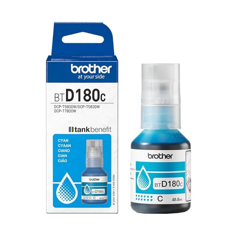 Cartouche d'encre Brother Botella BTD180C Cian