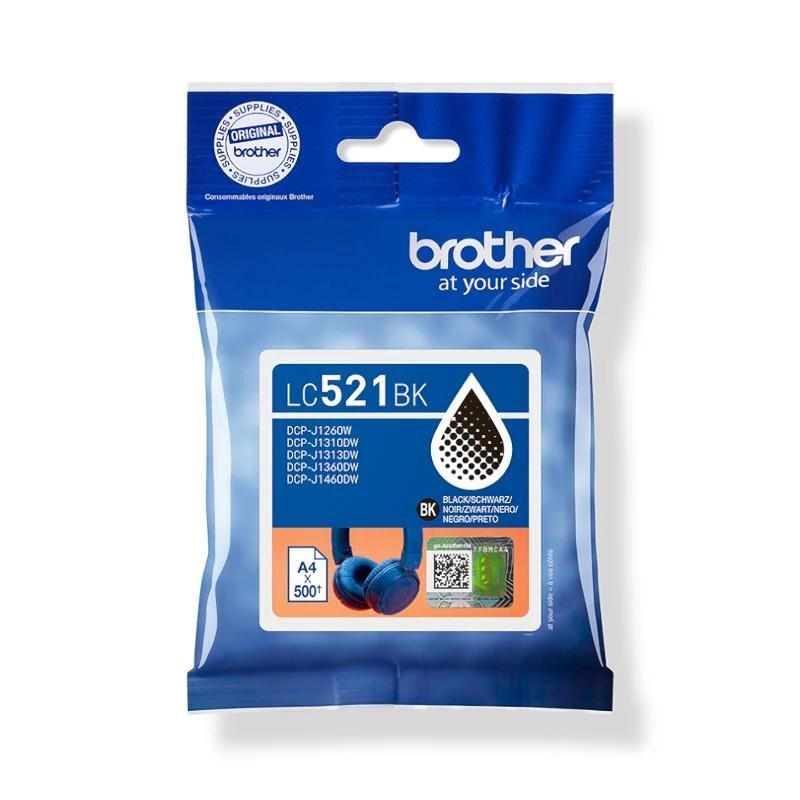 Cartouche d'encre Brother LC521BK noir