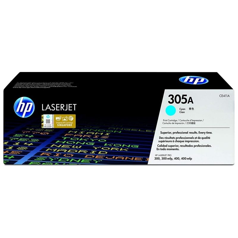 Toner cartridge HP 305A Cyan