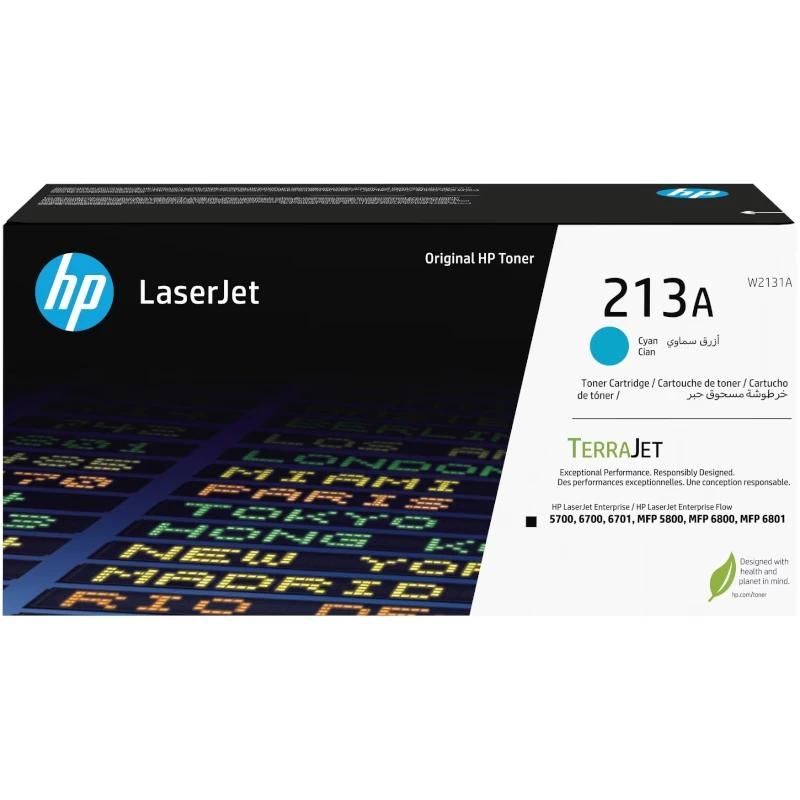 Toner cartridge HP 213A Cián