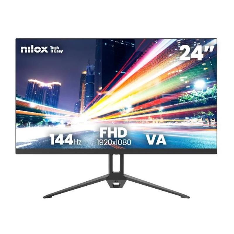 Monitor NILOX NXM24FHD14411 Monitor 24" FHD VA 144Hz Negro