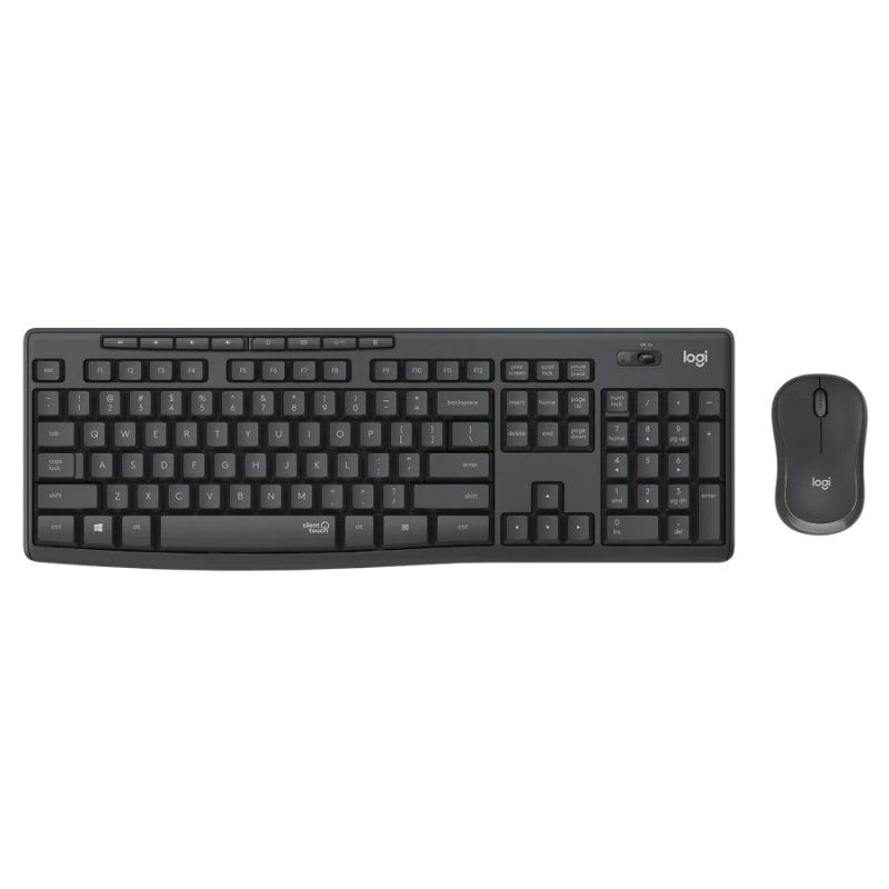 Logitech MK295 SilentTouch · teclat i ratolí negres