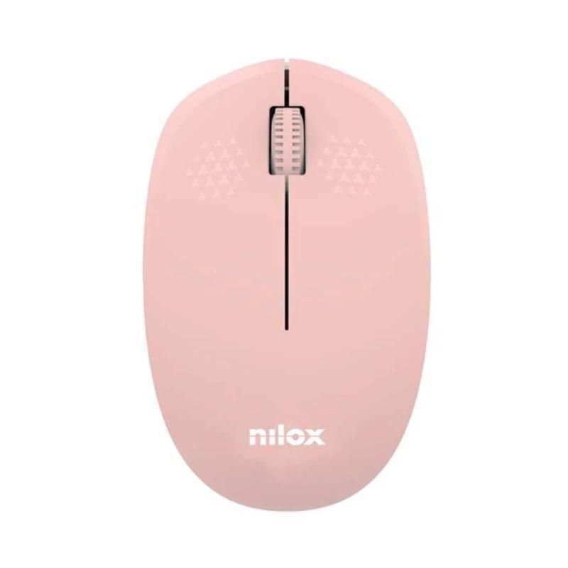 Ratolí NILOX Wireless, 1000 DPI, 3 botones, rosa