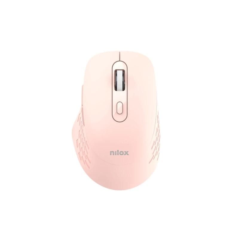Souris NILOX Dual Wireless 1600dpi silen. rose