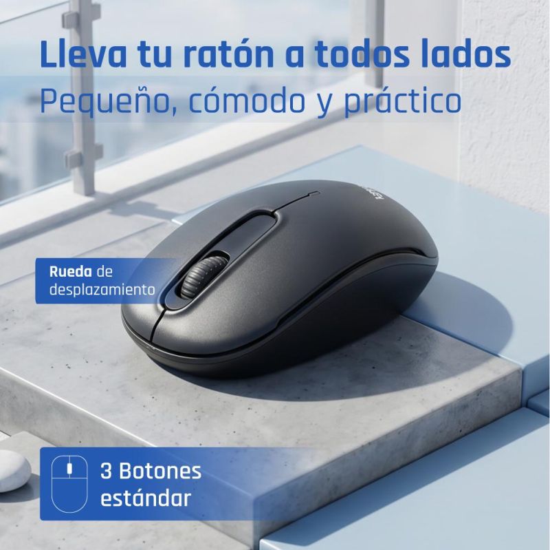 iggual Ratón inalámbrico WOM-STANDARD-3D 1000DPI — imagen 1 de 3