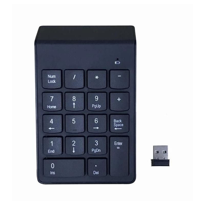Keyboard GEMBIRD Numérico Wireless USB black