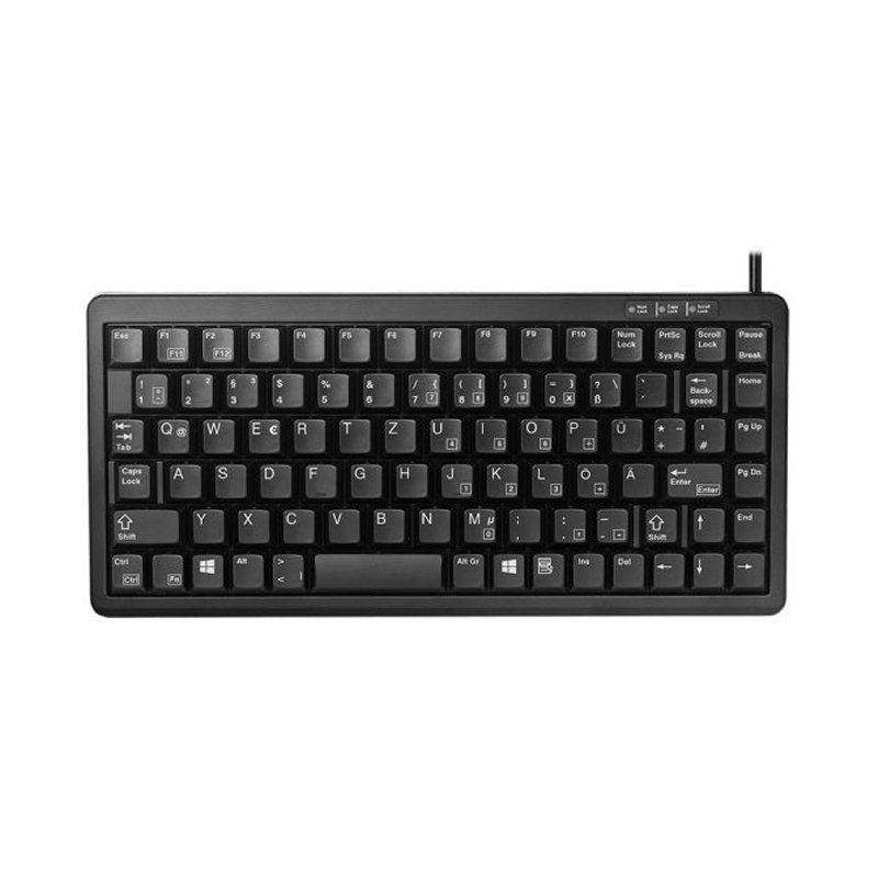Teclat Cherry slim USB+PS/2 negre