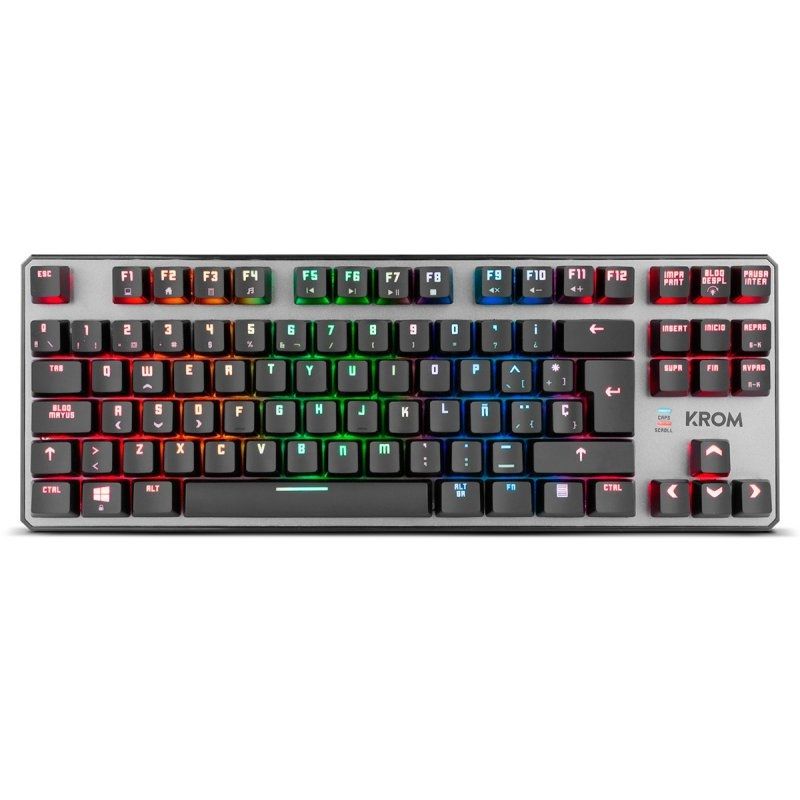 Teclat KROM mecánico RGB Krom KERNEL TKL (ten-key