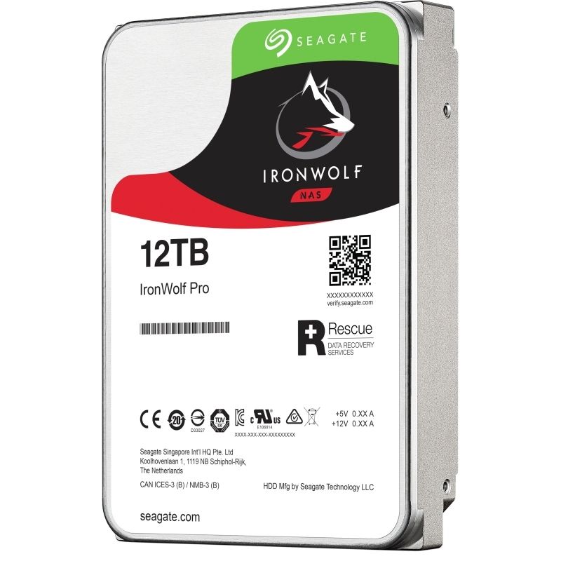 Disc dur Seagate IronWolf NAS ST12000VN0008 12TB 3.5" SATA3