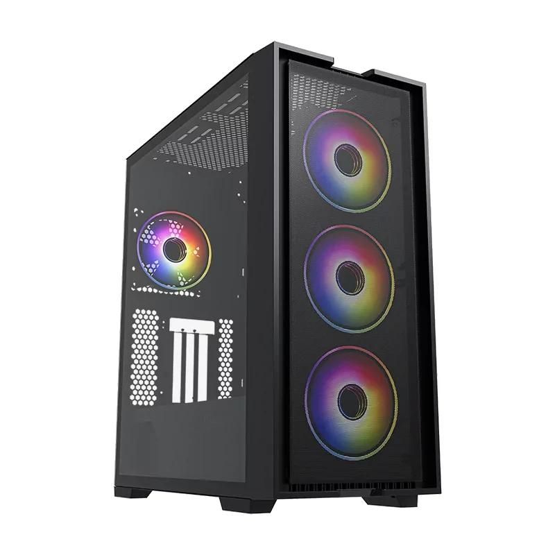Boîtier d'ordinateur Hiditec E-ATX H2 AIR ARGB BLACK